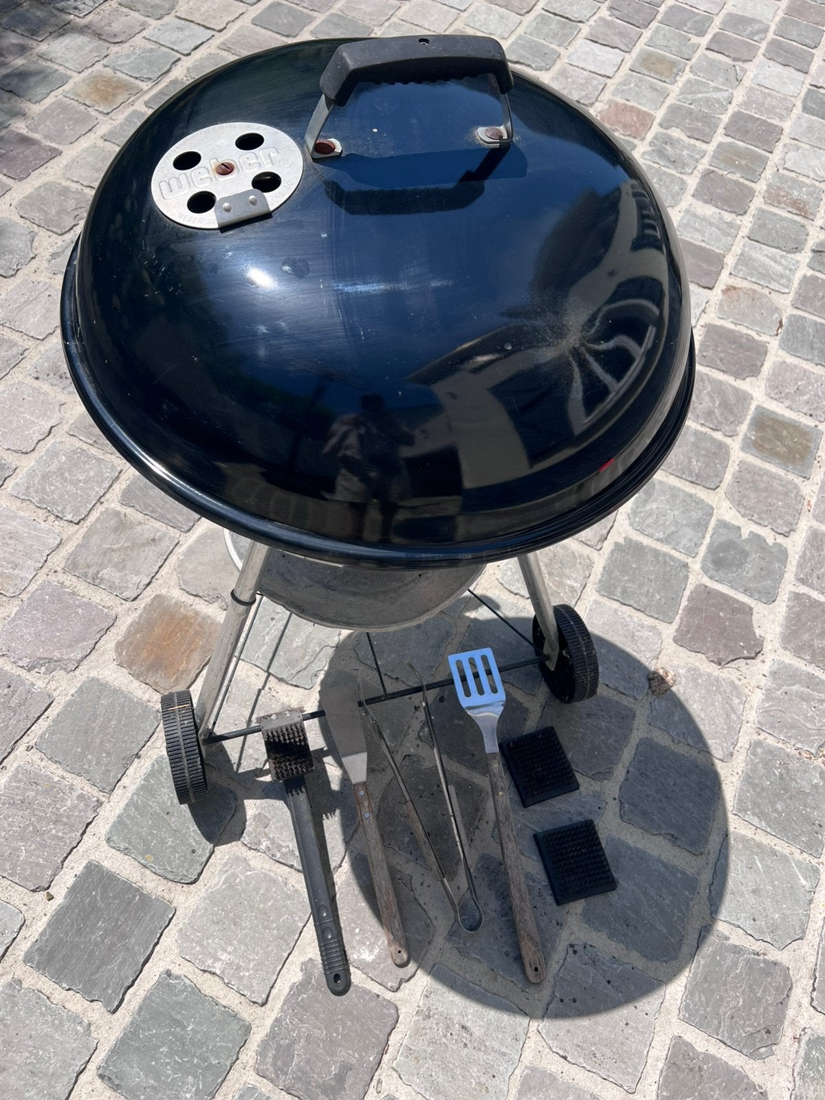 Barbecue Weber avec ustensiles, Enlèvement, Utilisé