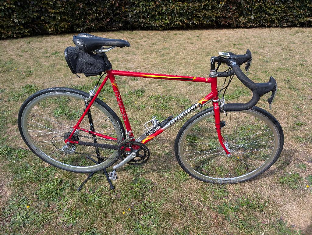 Chesini racefiets met campagnolo avanti groep maat 54, Fietsen en Brommers, Overige merken, Gebruikt, Ophalen of Verzenden, 15 tot 20 versnellingen