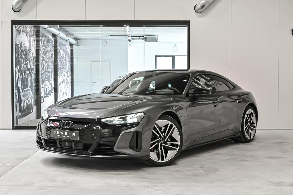 Audi RS e-tron GT PANO | B&O | 4WS | HUD | 360 | Cuir, Autos, Audi, Cuir, Argent ou Gris, Achat, Euro 6