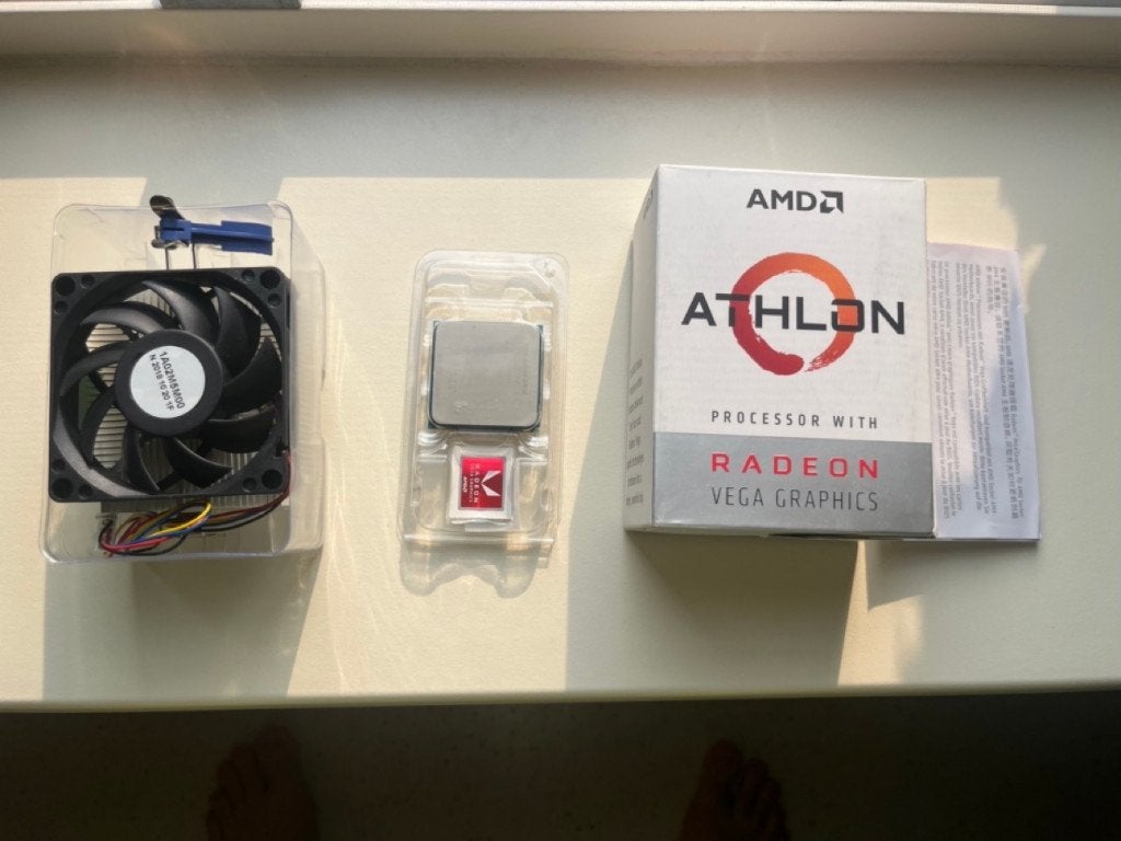 AMD Athlon 200GE Processor, Gebruikt, Ophalen of Verzenden, Socket AM4, 2-core