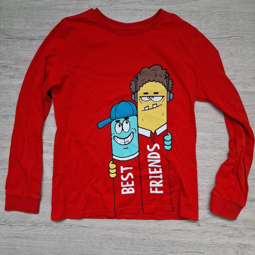 Longsleeve Best friends LC Waikiki 128 - 134, Garçon, Enlèvement ou Envoi, Chemise ou À manches longues, Lc waikiki