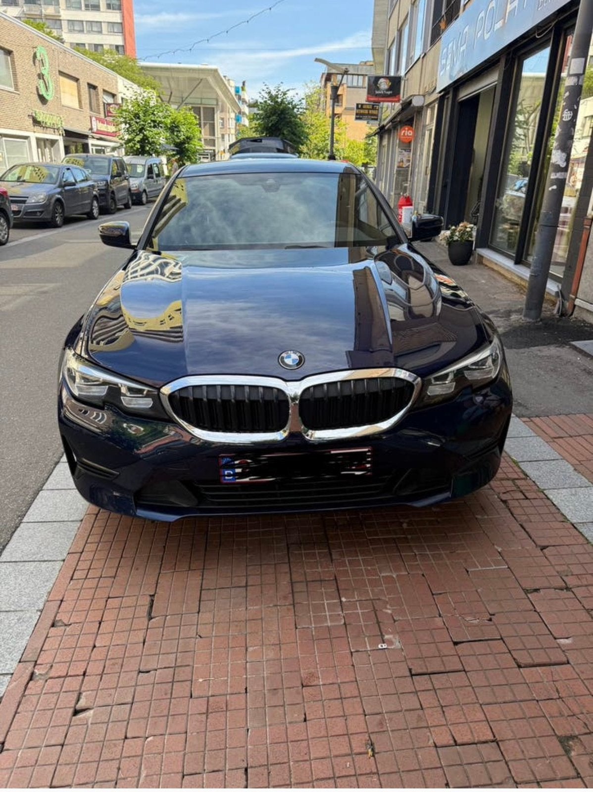 Bmw 3 seri, Auto's, BMW, Stof, 4 cilinders, Blauw, 99 g/km
