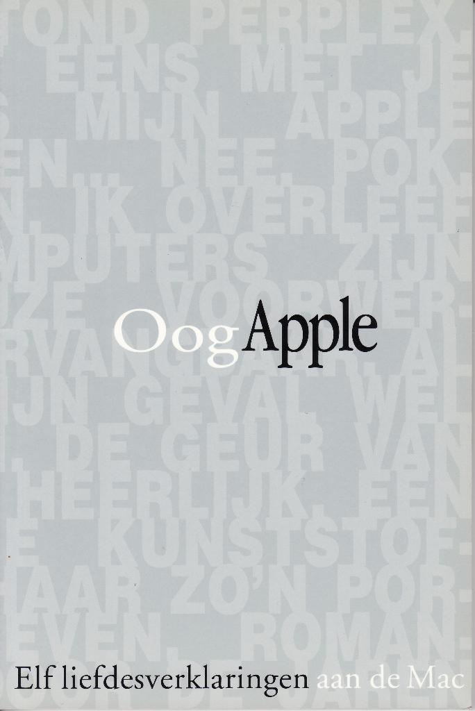 OogApple (11 liefdesverklaringen aan de Mac), Ophalen of Verzenden, Nieuw, Overige onderwerpen
