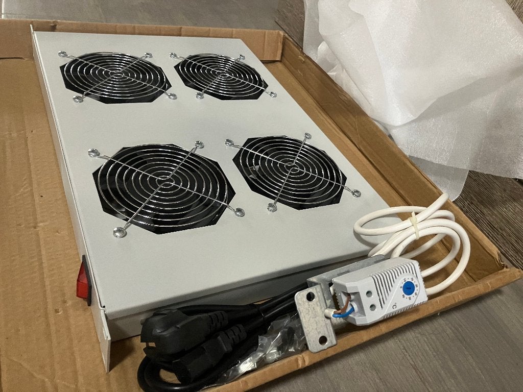 Ventilator 4 fans logon 19 inch Demex DMS 1141 nieuw, Ophalen of Verzenden, Nieuw