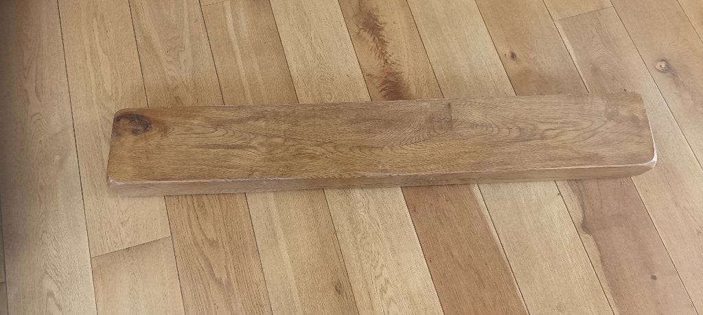 Eiken haardbalk, Ophalen, Gebruikt, Eiken, Balk