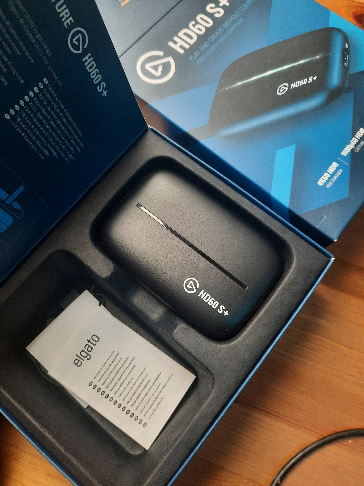 Carte de capture Elgato HD60 S+ (avec ses câbles et la boîte, Informatique & Logiciels, Enlèvement ou Envoi, Neuf