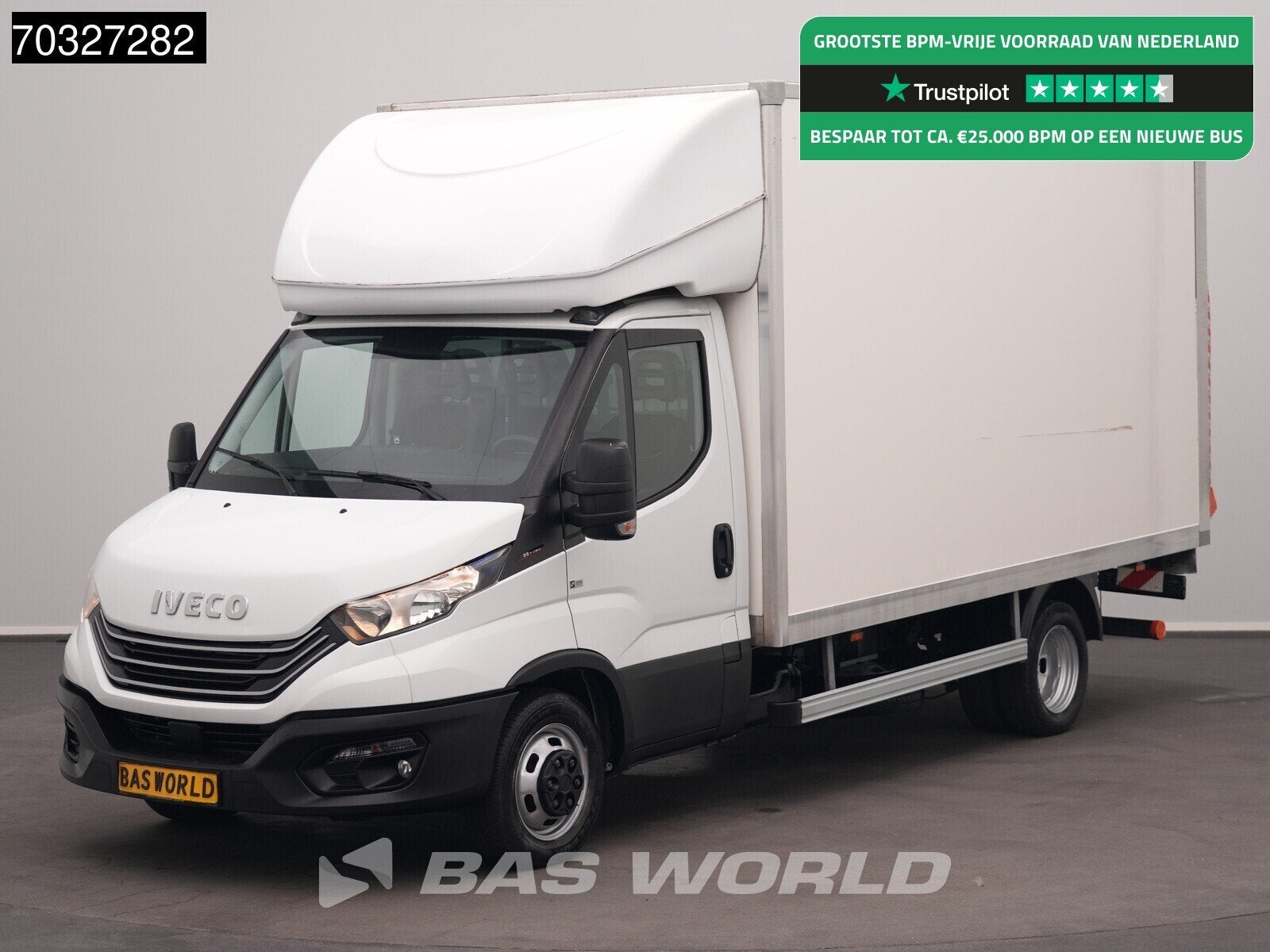 Iveco Daily 35C16 3.0L Laadklep Zijdeur Dubbellucht Bakwagen, Autos, Achat, Euro 6, Entreprise, Boîte manuelle