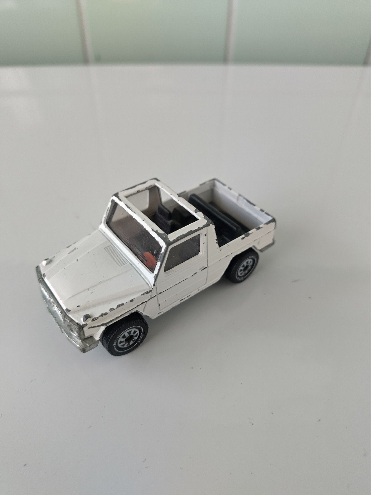 Vintage Siku Mercedes 280 GE AFHALING LEES BESCHRIJVING, Enlèvement, Utilisé, Voiture, SIKU