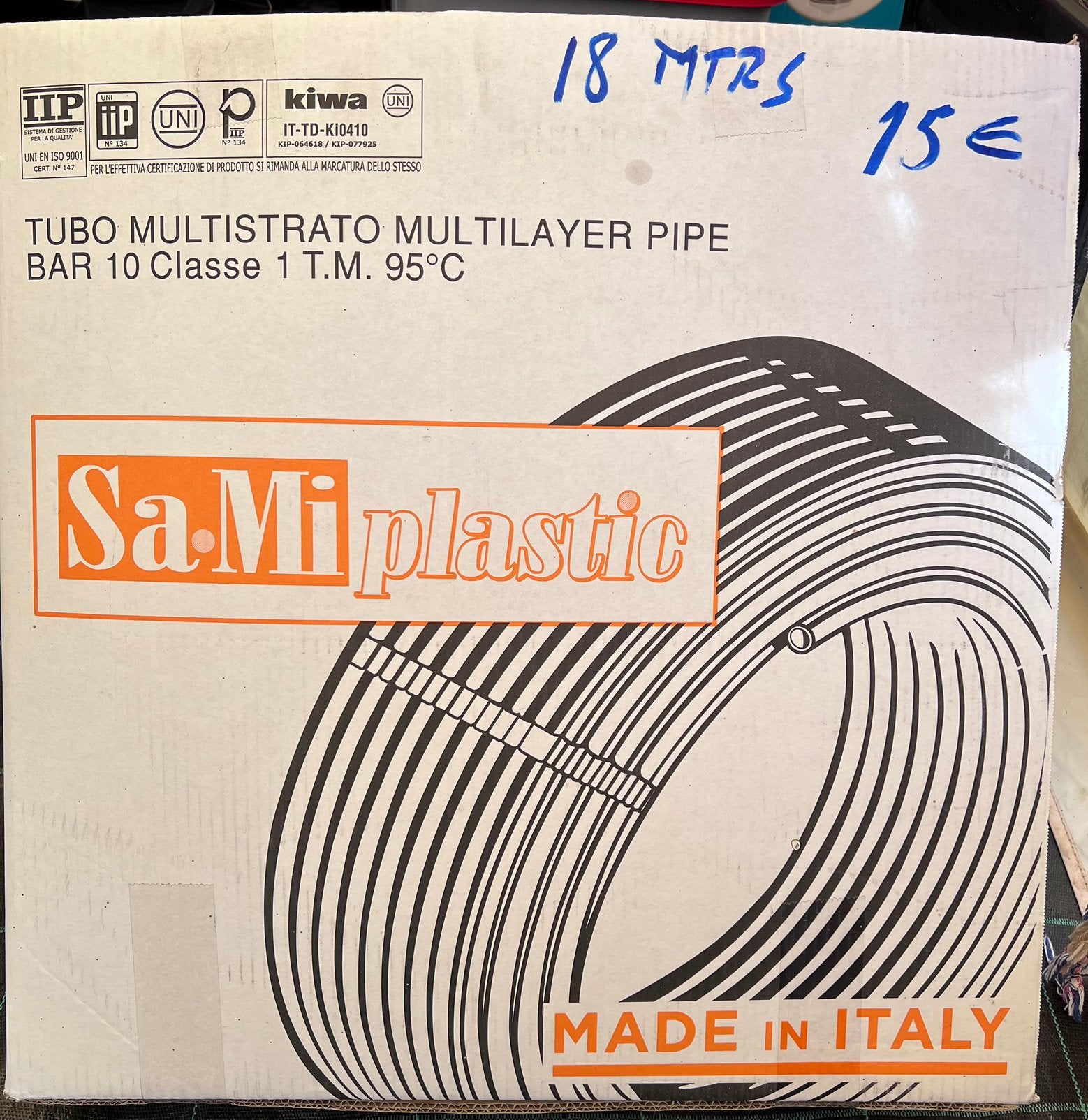 Tubes Alpex diamètre 16mm, 2mm d’épaisseur,10bar de pression, Bricolage & Construction, Sanitaire, Enlèvement, Neuf