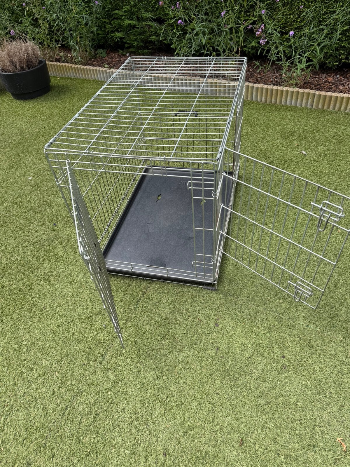 Grote metalen bench, Ophalen, Gebruikt