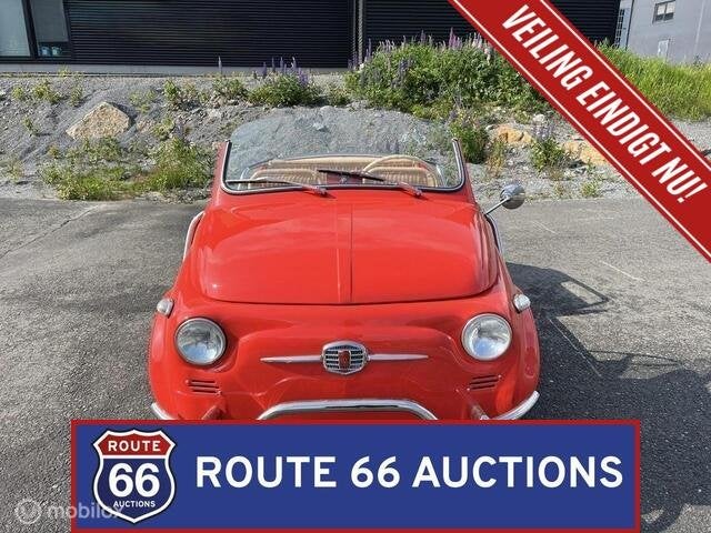 Fiat 500 Jolly Spiaggina | 1964 | Route 66 Auctions, Autos, Achat, Entreprise, Boîte manuelle, Autre carrosserie
