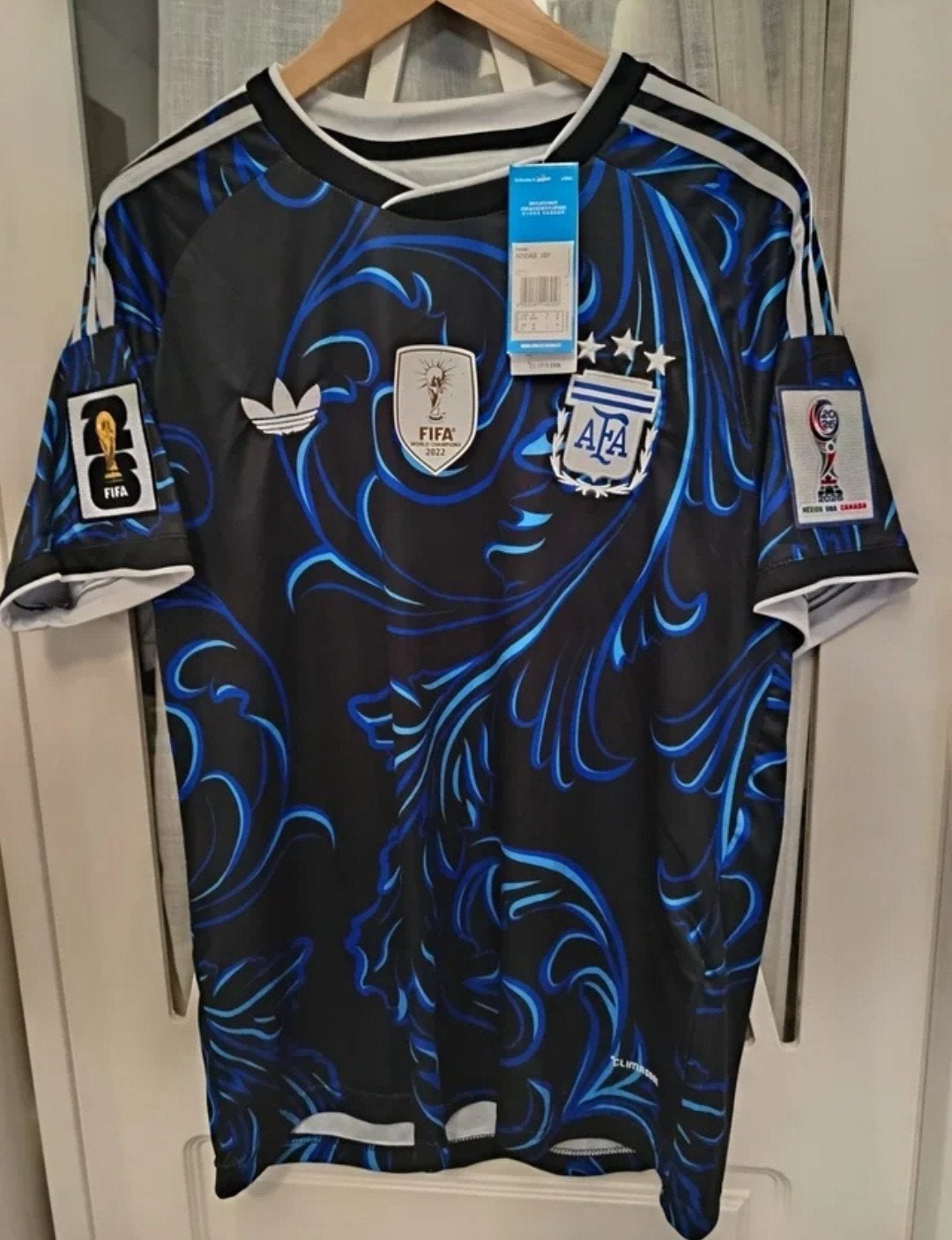 Maillot du foot argentine coupe du monde, Envoi, Football