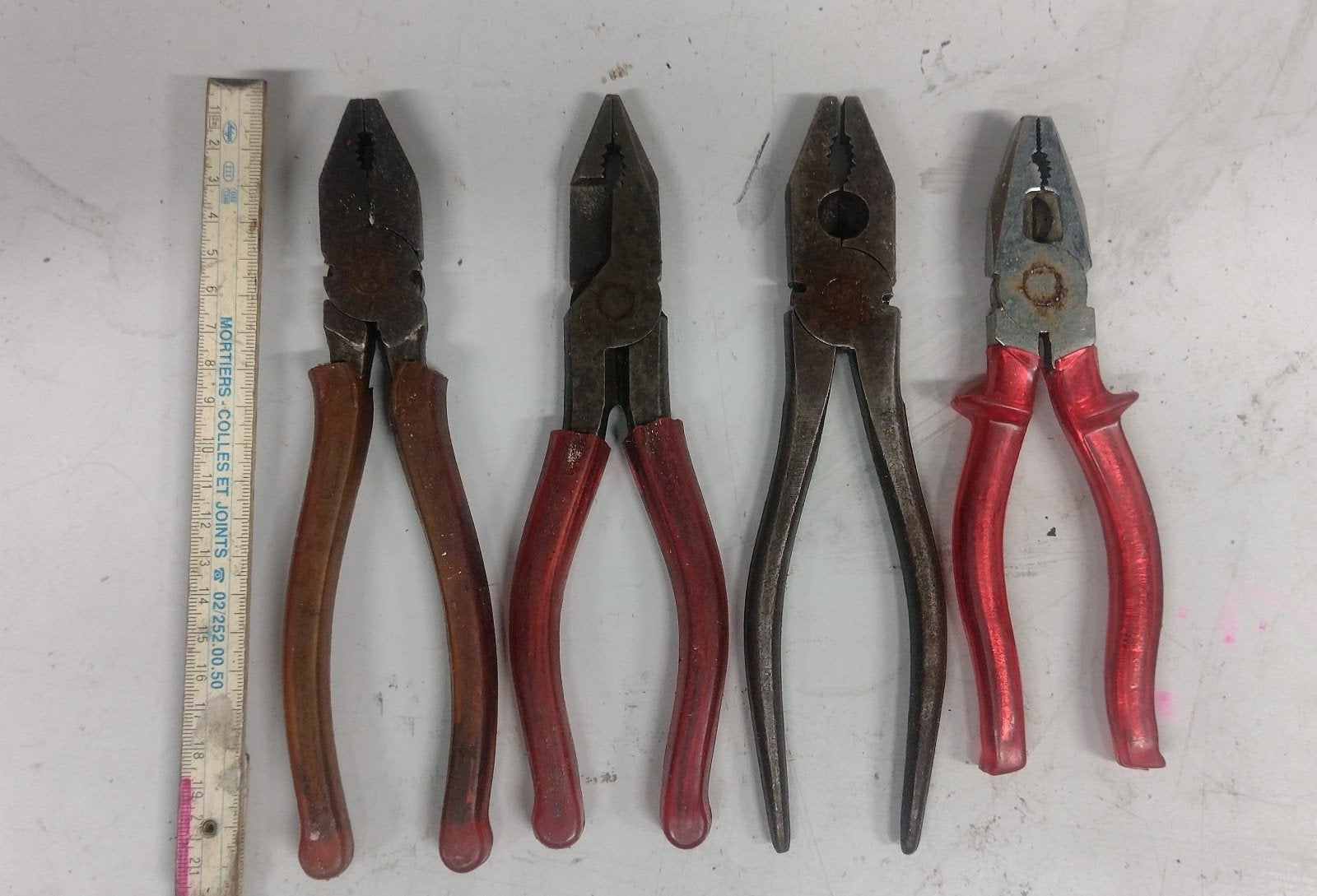 Pince plate tailles diverses, Ophalen, Gebruikt