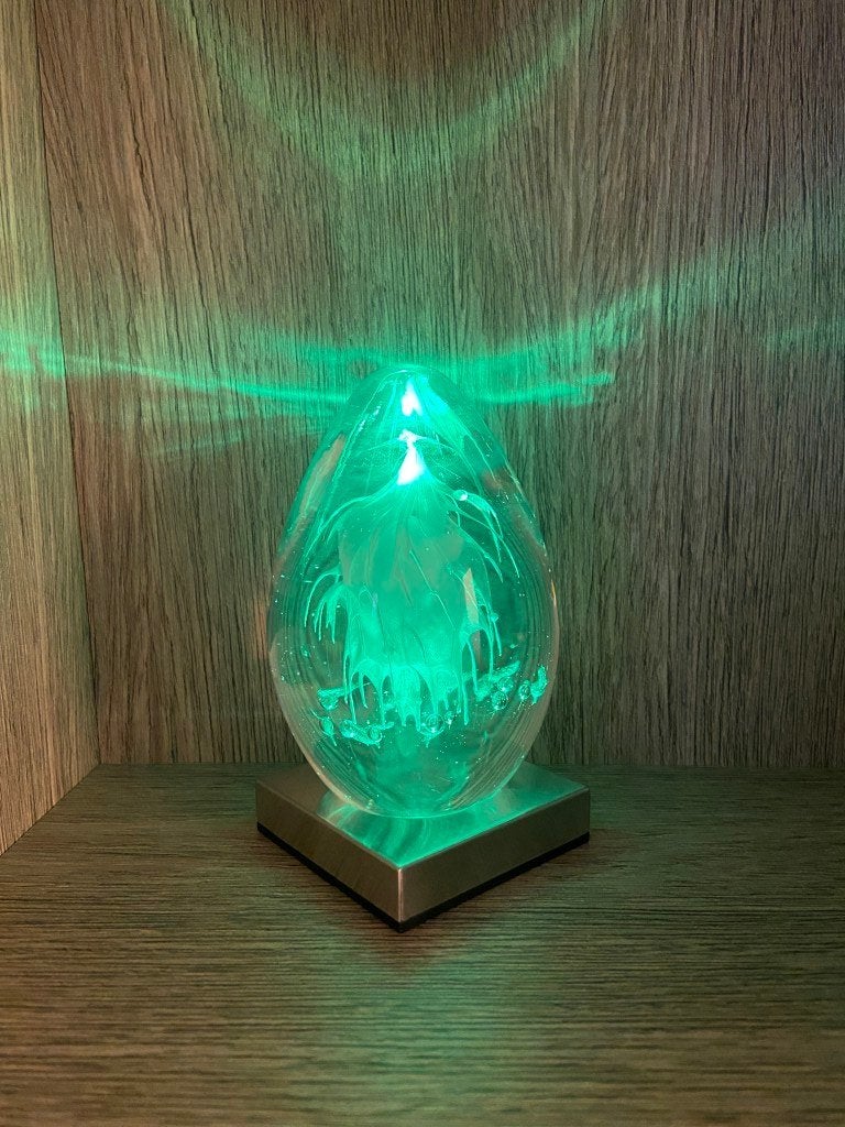 Led sfeerlamp met verschillende afwisselende kleuren, Ophalen of Verzenden, Zo goed als nieuw, Sfeerlamp