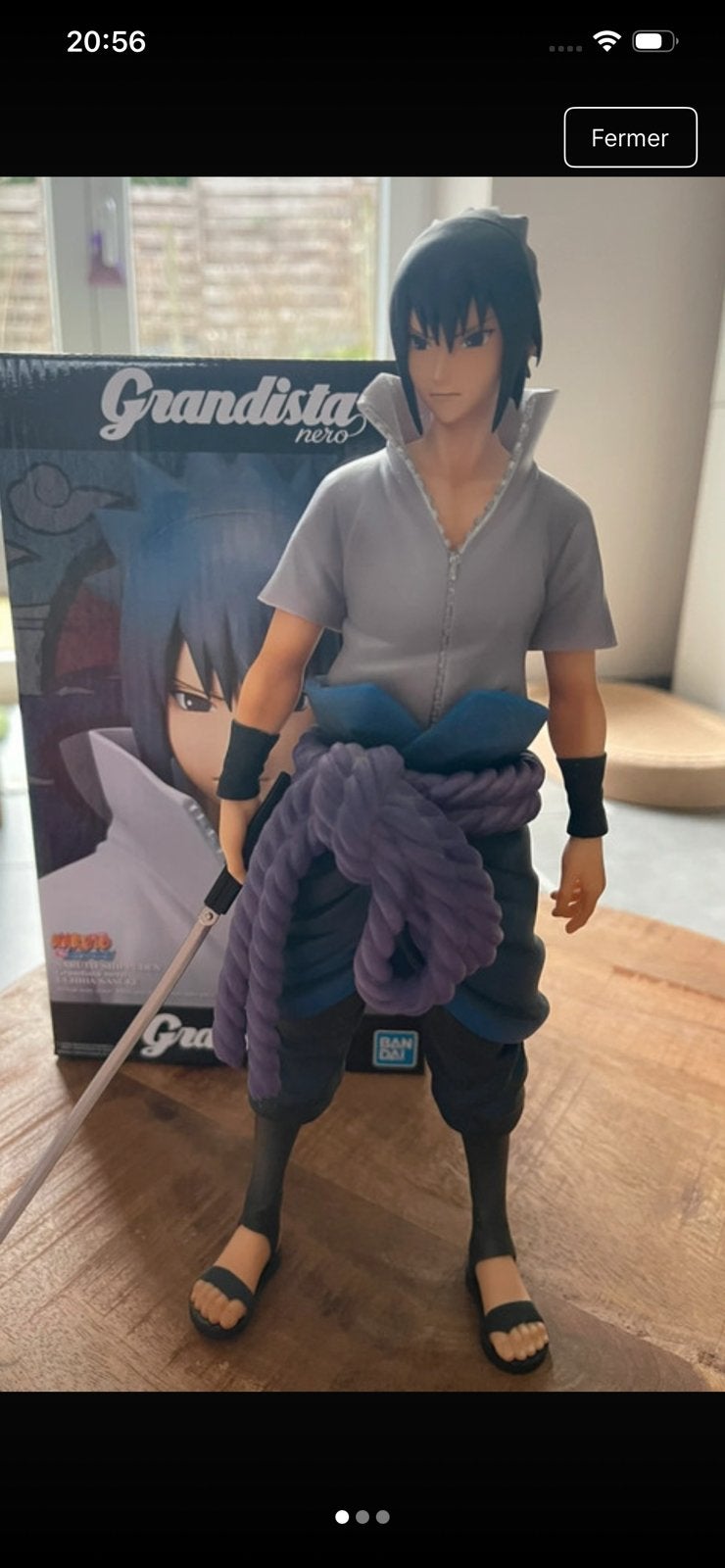 Naruto Sasuke 29cm, Collections, Enlèvement, Comme neuf