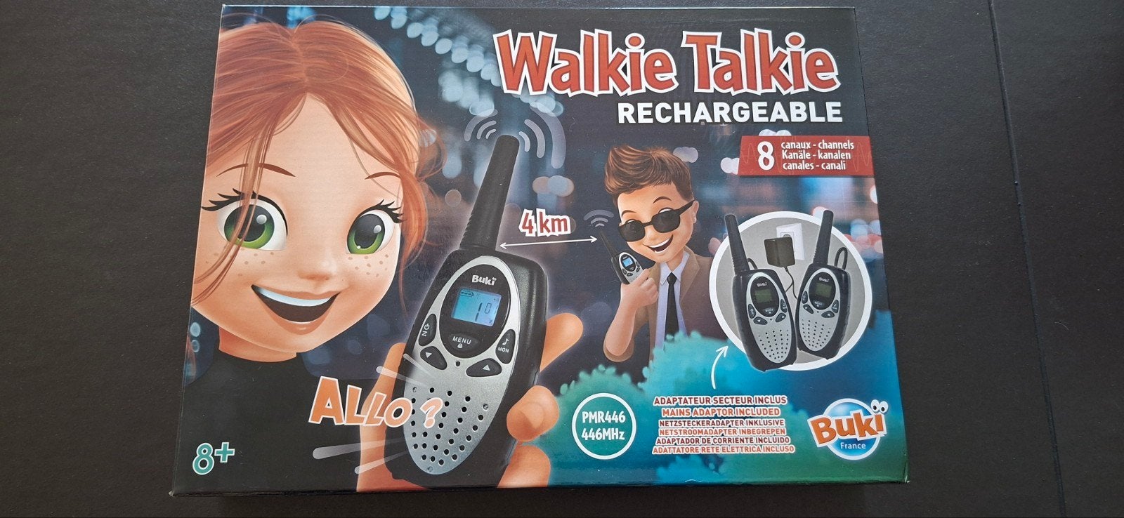 buki france walkie talkie, Ophalen of Verzenden, Gebruikt, 2 to 5 km, Portofoon of Walkie-talkie