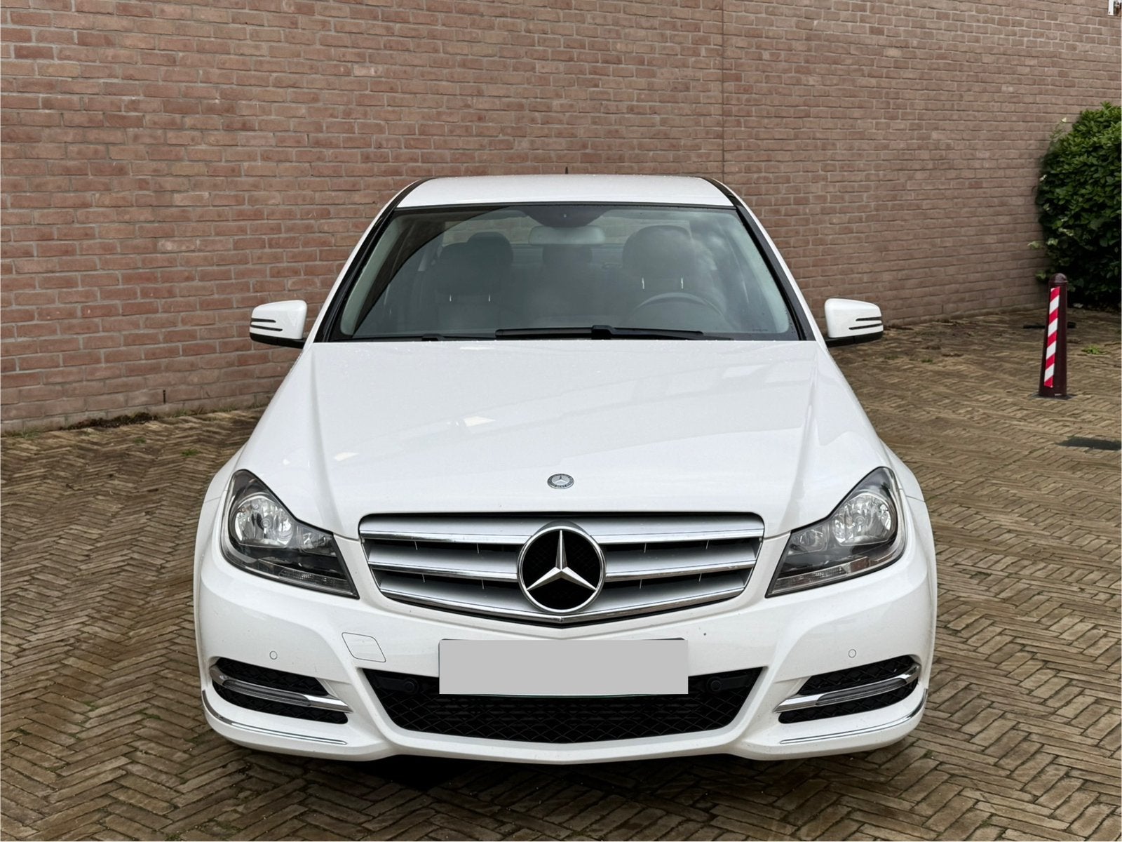 Mercedes C200 2013 Avantgarde - 119000KM- Topstaat., Auto's, Mercedes-Benz, Euro 5, Leder en Stof, Wit, 5 deurs