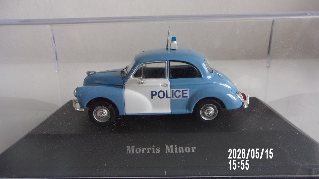 MORRIS MINOR PANDA POLICE UK.1/43 ATLAS COMME NEW,VITRINE, Ophalen of Verzenden, Zo goed als nieuw, Auto, Overige merken