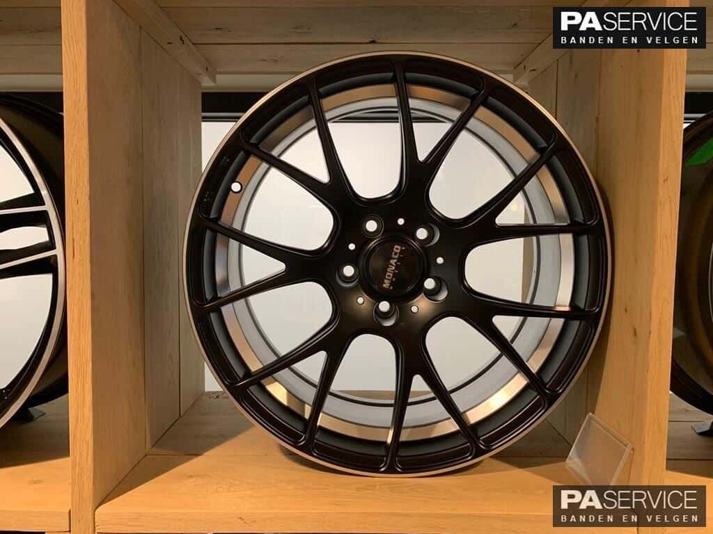 Nwe 17 inch Matt Black Monaco Mirabeau velgen  Renault Clio, Auto-onderdelen, Banden en Velgen, Velg(en), -, -, Nieuw