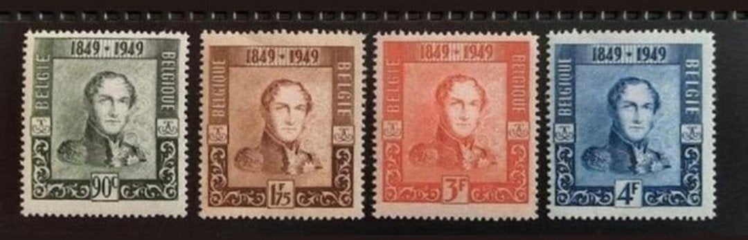 Belgique : COB 807/10 ** Premiers timbres 1949., Sans timbre, Neuf, Enlèvement ou Envoi, Non oblitéré
