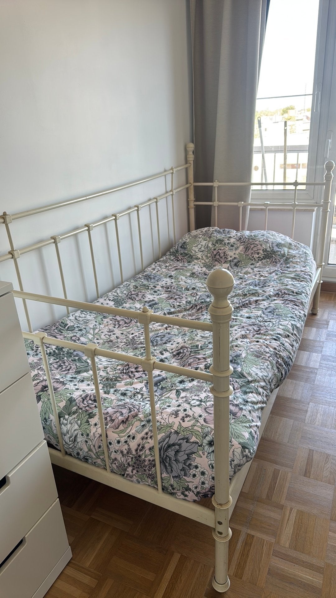 Gratis bed met matras en lattebodem, Antiek en Kunst, Ophalen