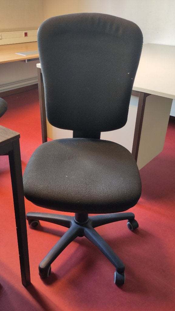 Bureaustoel, Ophalen, Gebruikt, Zwart, Bureaustoel