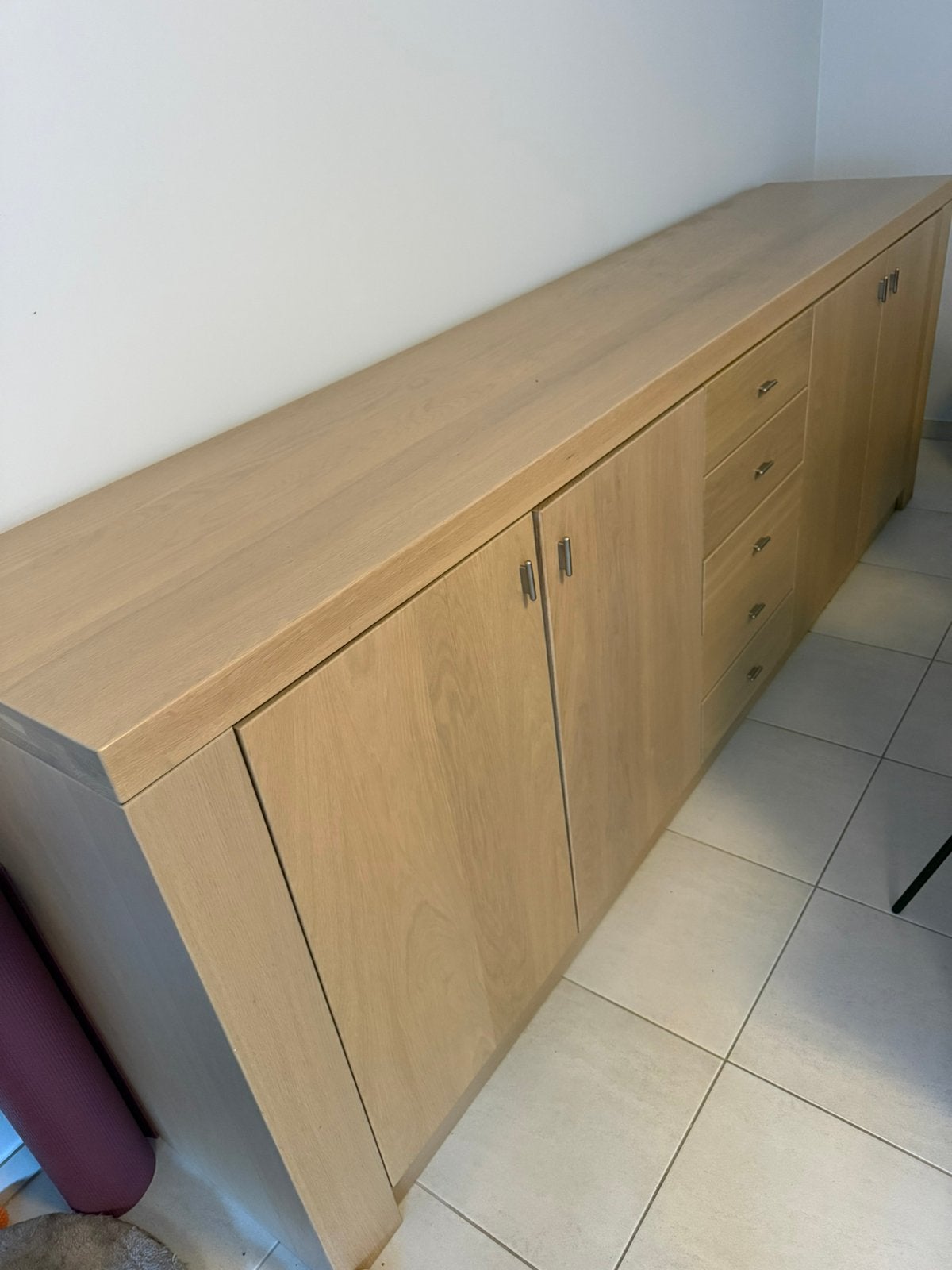 Buffet en bois massif, Maison & Meubles, Enlèvement, Comme neuf
