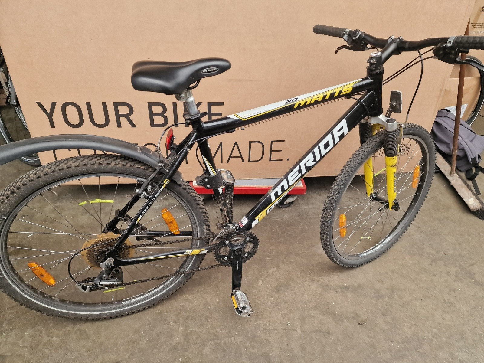 herenfiets   Merida, Autres marques, Vitesses, Frein sur jante, Enlèvement