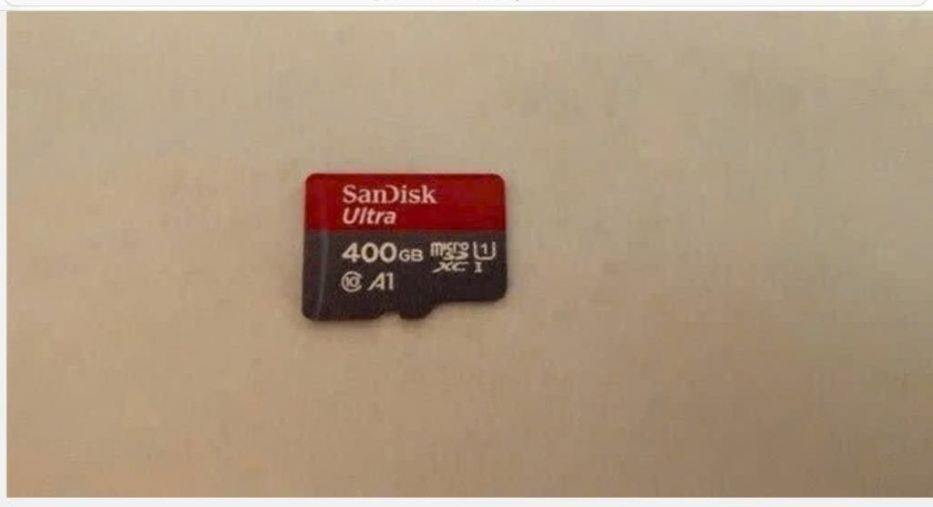 SanDisk Micro Card 400 GB, TV, Hi-fi & Vidéo, Enlèvement ou Envoi, MicroSD, 512 GB, SanDisk