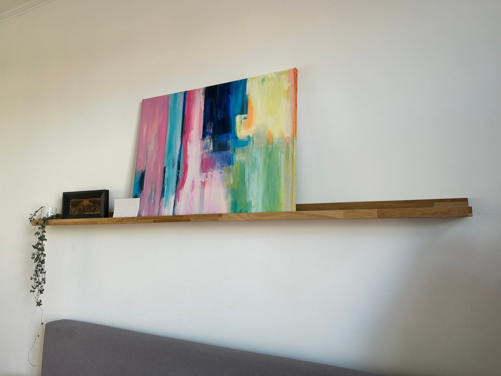 Eikenhouten wandplanken (massief eik), Huis en Inrichting, Lampen | Wandlampen, Ophalen, Zo goed als nieuw