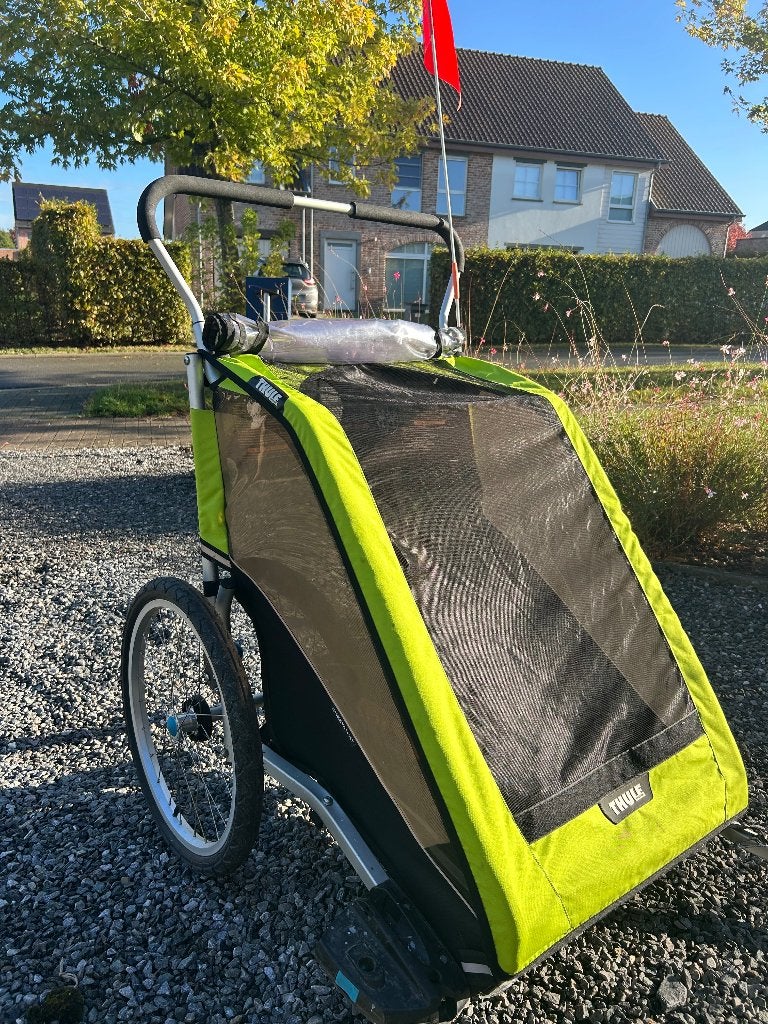 Fietskar Thule Chariot XT, Fietsen en Brommers, Ophalen, Opvouwbaar, Zo goed als nieuw, Thule / Chariot