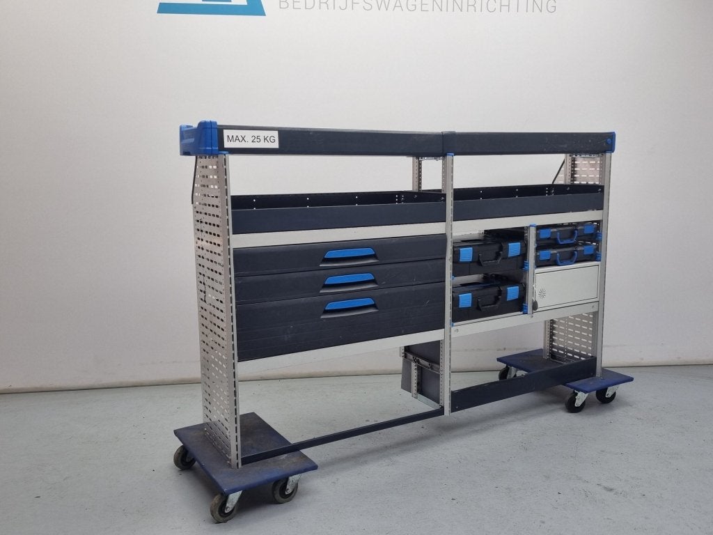 Sortimo bedrijfswagen inrichting bedrijfswageninrichting