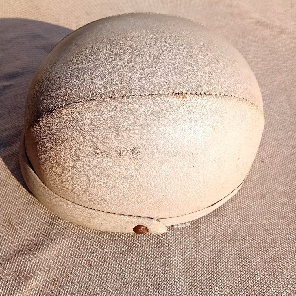 Vintage motorhelm Auchrocs, Fietsen en Brommers, Brommerhelmen, Ophalen of Verzenden, Zo goed als nieuw, Medium