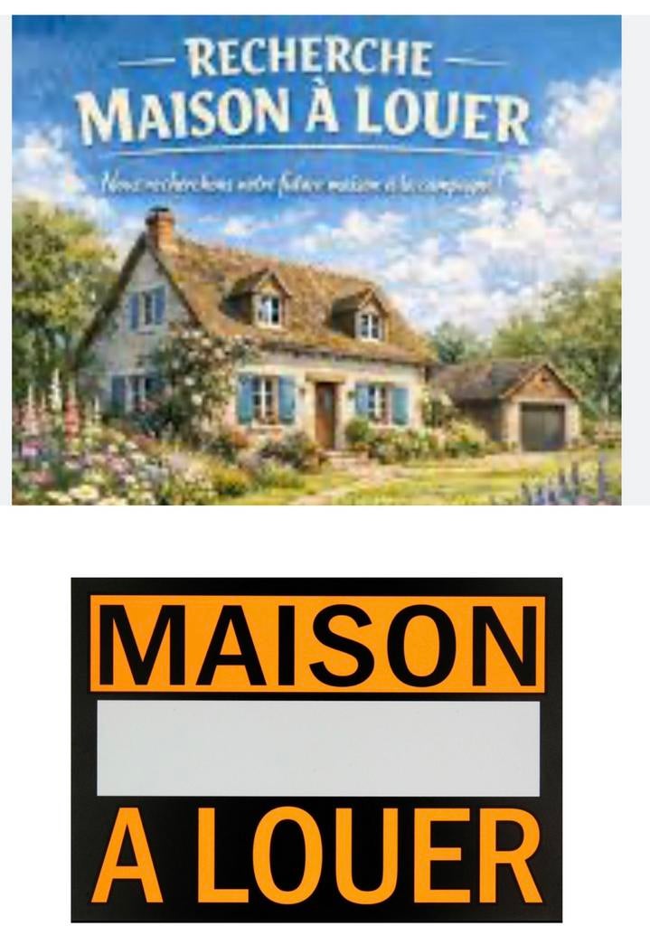 Recherche maison ou appartement a Louer pour Septembre 2026, Enlèvement, Comme neuf