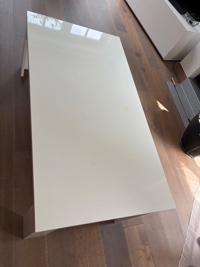 Salontafels tafel set wit, Maison & Meubles, 100 à 150 cm, Enlèvement, Utilisé, Modern