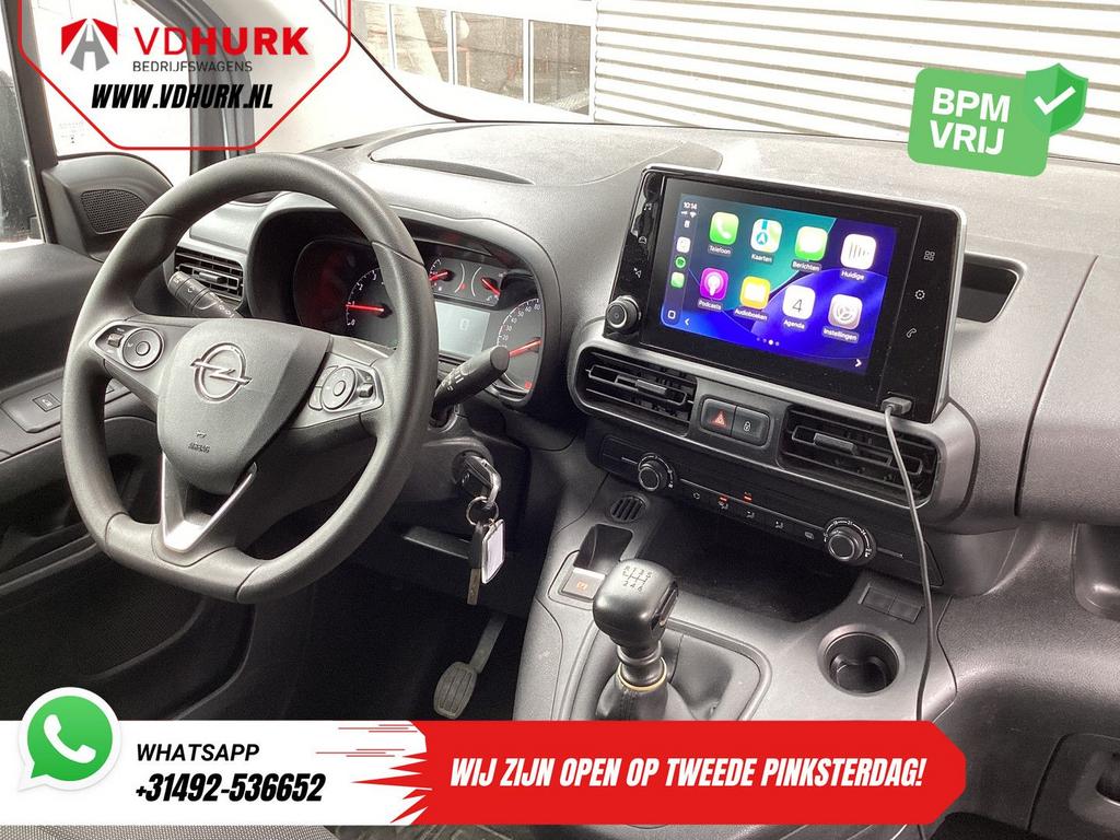 Opel Combo 1.2 Turbo BENZINE 3Pers./ Carplay/ Navi/ Camera/, Auto's, Bedrijf, Parkeersensor, 0 g/km, Opel