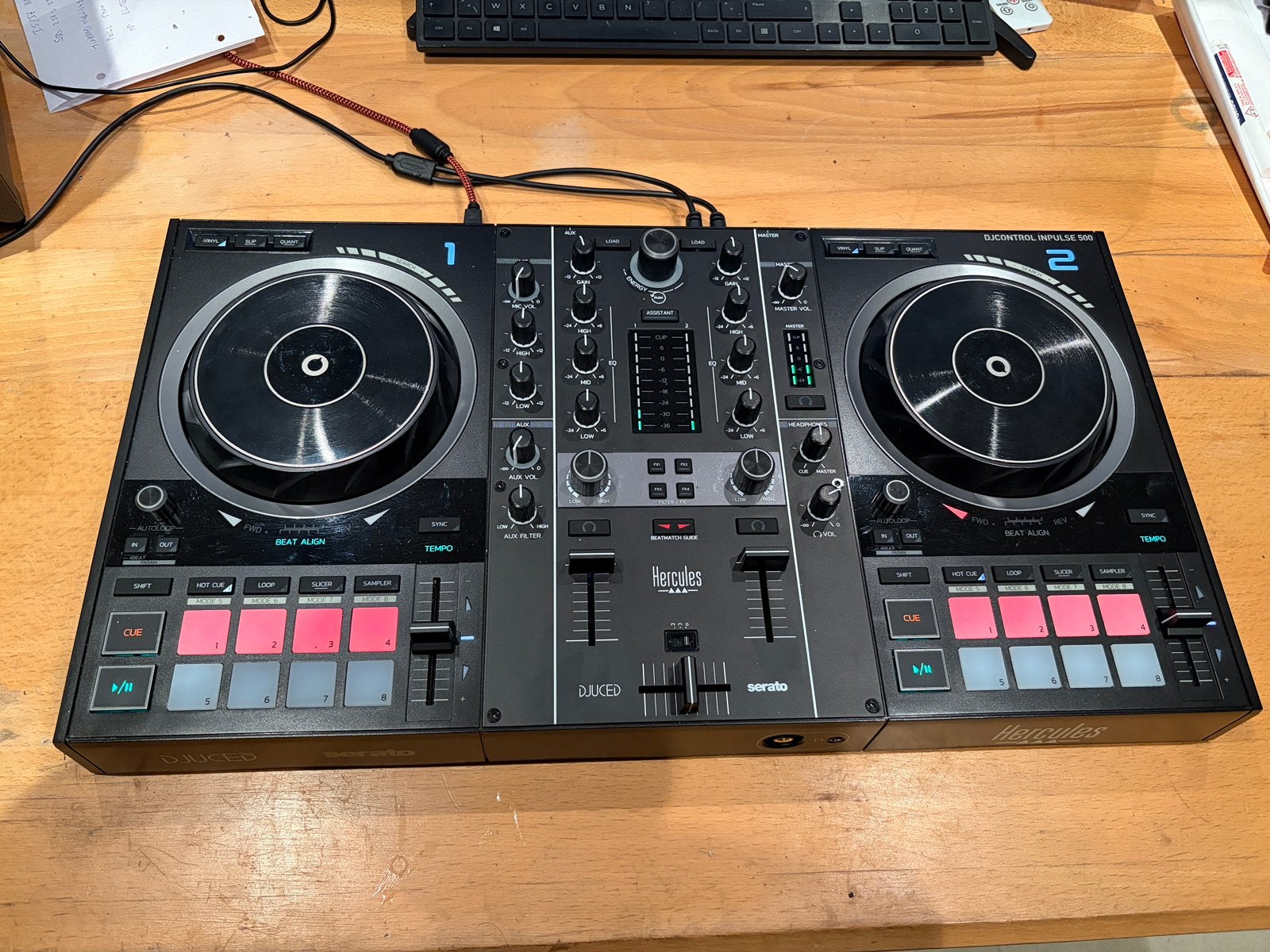 Hercules Inpulse 500 08/2026, Muziek en Instrumenten, Ophalen of Verzenden, Zo goed als nieuw