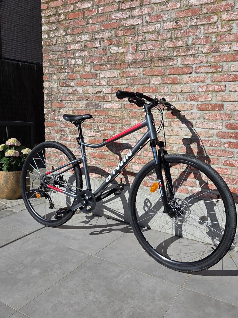 Sportive B-Twin herenfiets Riverside 500, Ophalen