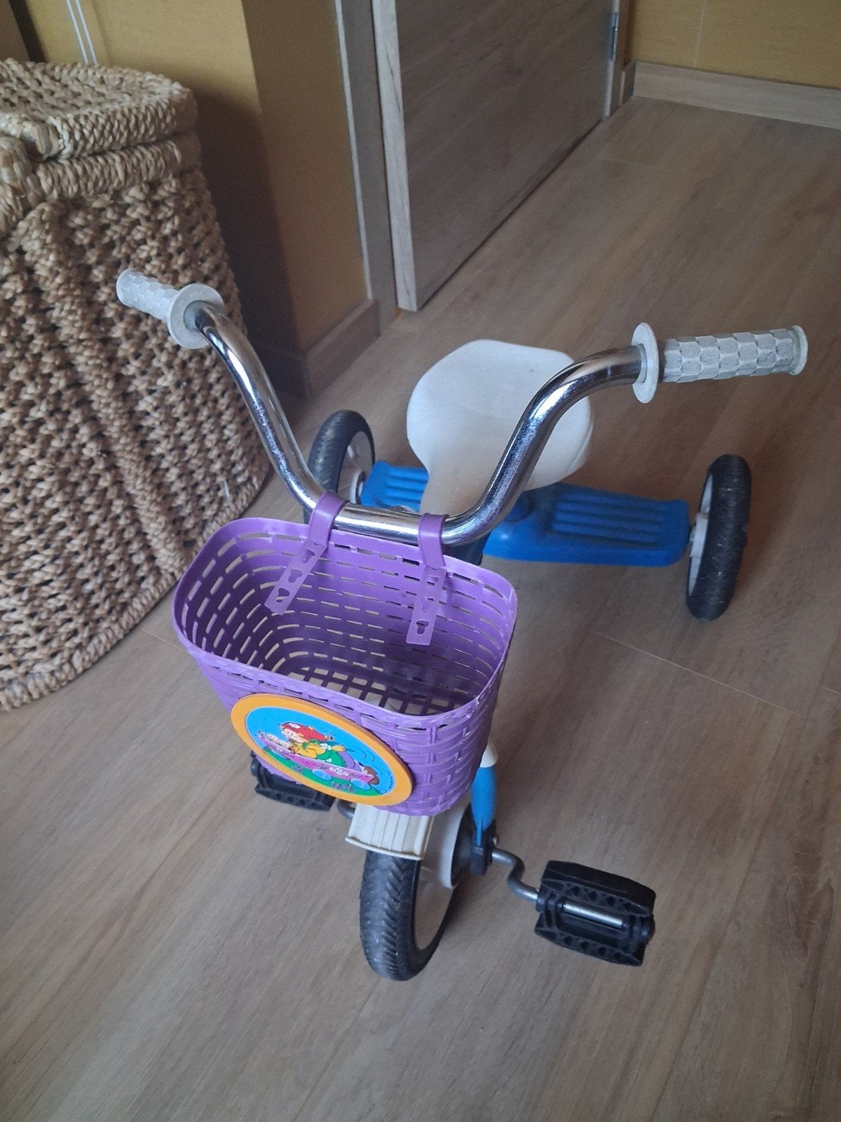 Kinder fiets driewieler, Ophalen