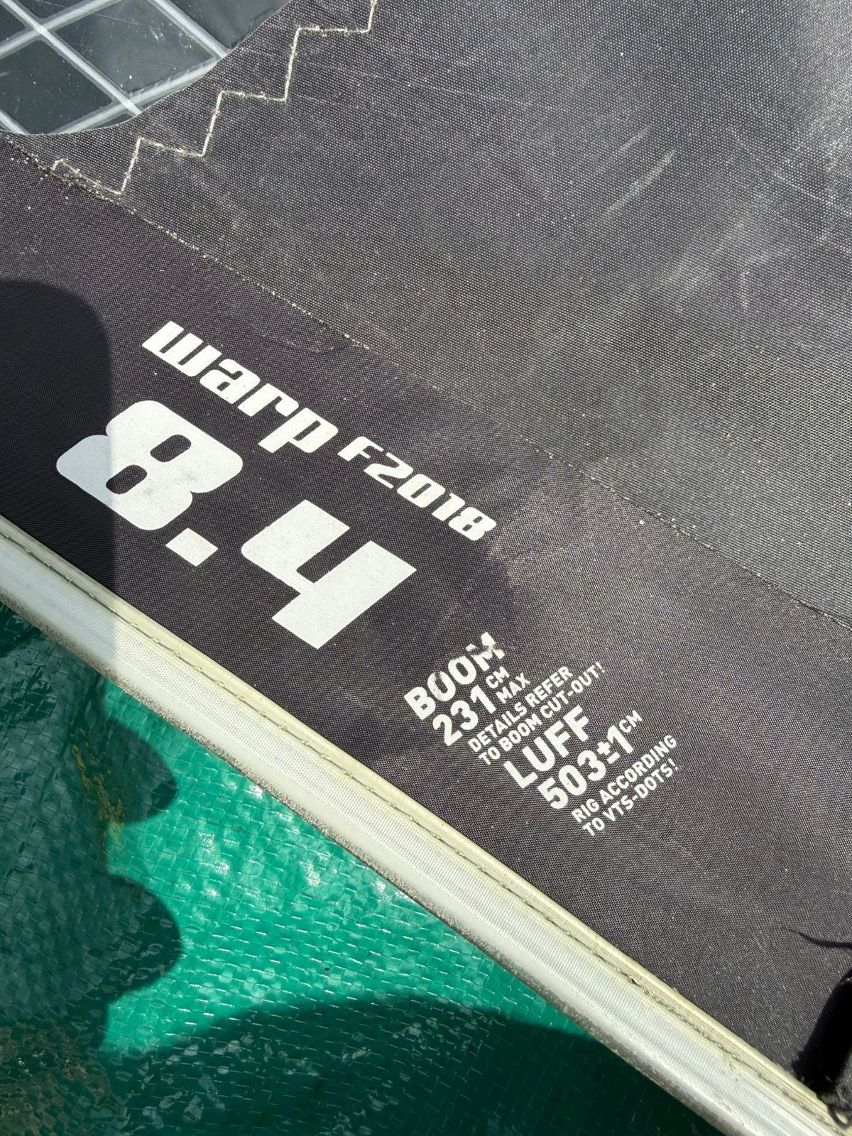 North Sails Warp 8.4 - 2018 + mast, Ophalen, Gebruikt, North Sails, Mast