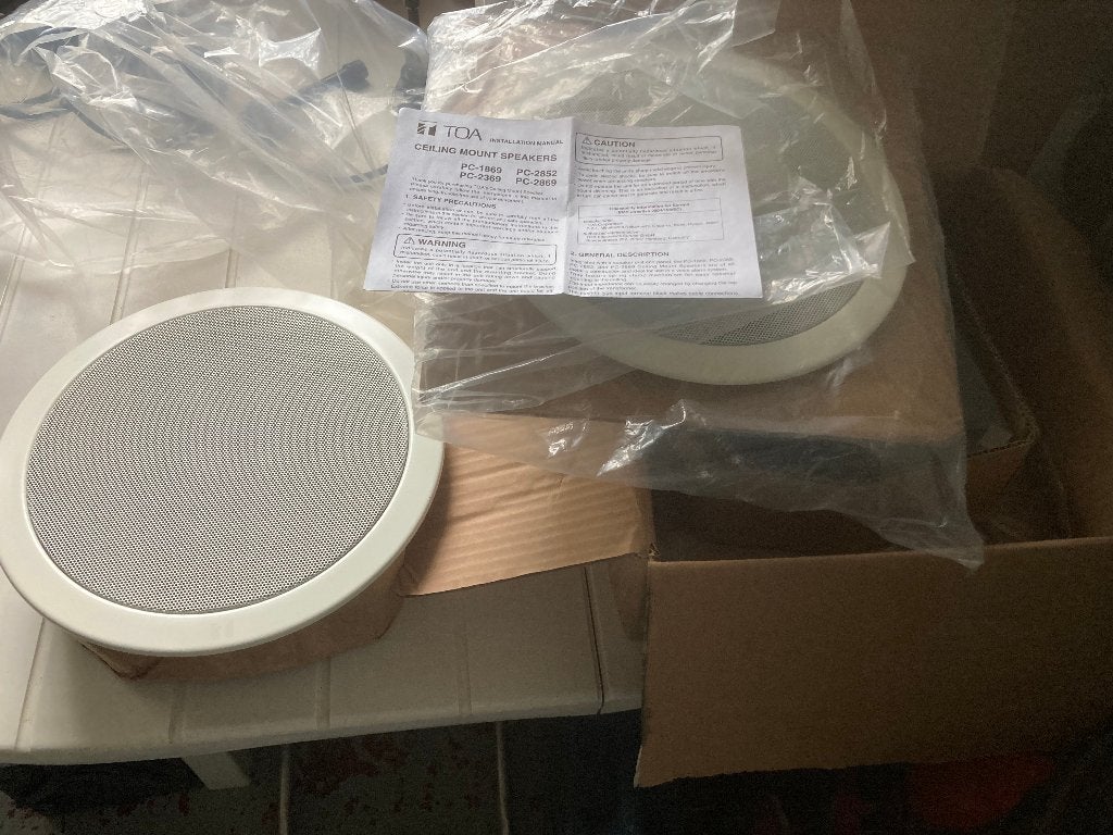 3 x Baffles/Enceintes, Enlèvement, Neuf, Autres marques