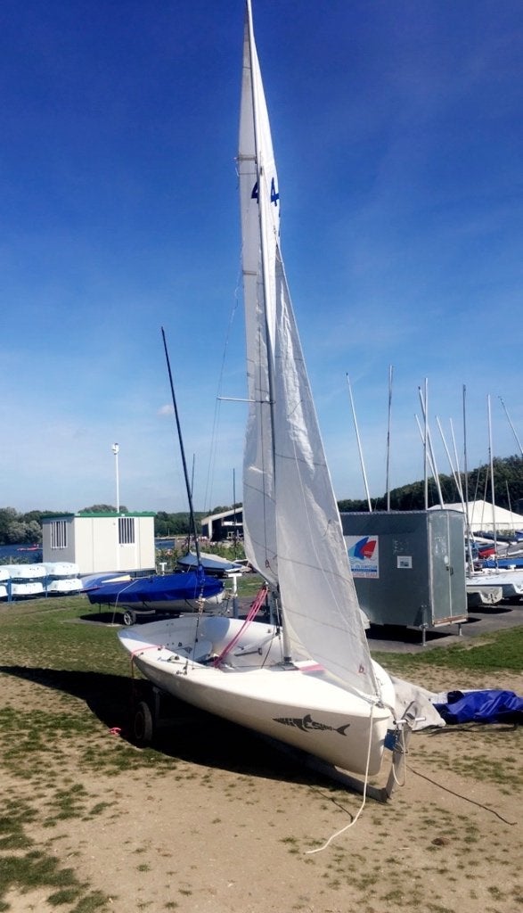420 zeilboot, Autovideur, Autres types, Polyester, Enlèvement