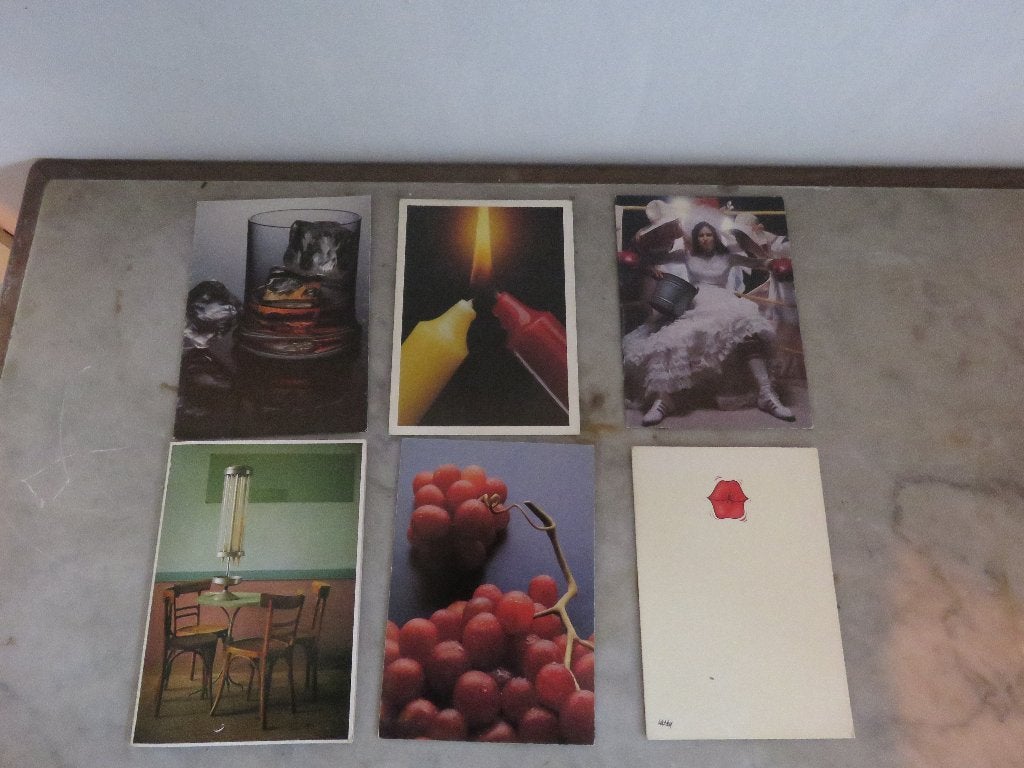Vintage verjaardagskaarten 1981-82 lot van 6, Ophalen of Verzenden