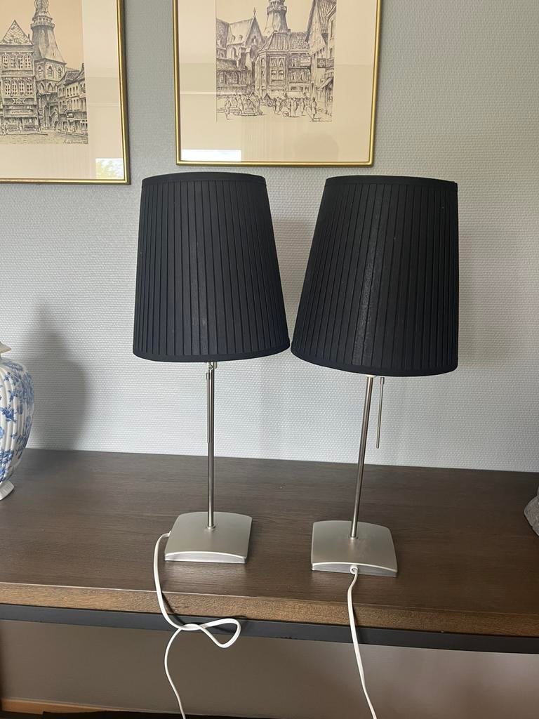 Twee vintage stafellampjes van Ikea, Ophalen, Zo goed als nieuw