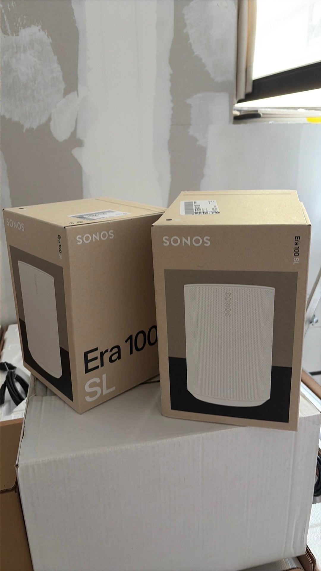2stuks *lege doos* Sonos Era100SL, TV, Hi-fi & Vidéo, Enceintes, Enlèvement, Comme neuf, Sorento