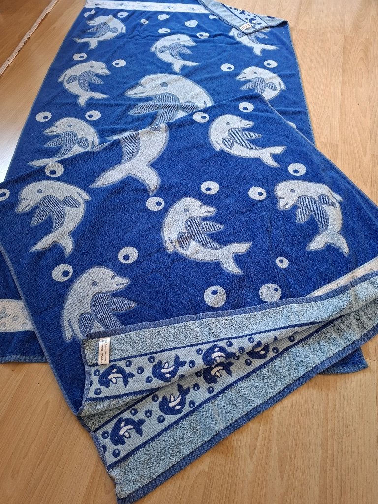 Strandhanddoeken, Huis en Inrichting, Badkamer | Badtextiel en Accessoires, Ophalen, Blauw