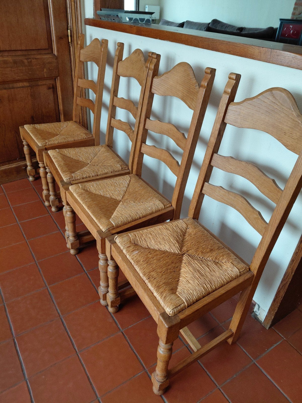 eetkamer stoelen 6 stuks, Antiek en Kunst, Ophalen