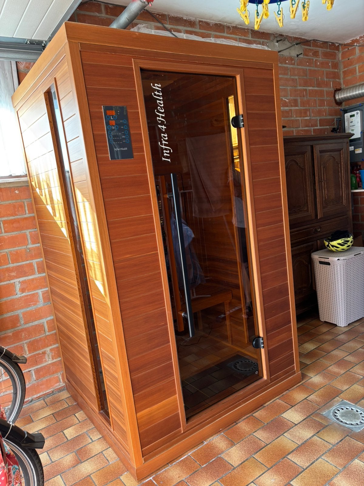 I120 INFRAROOD CABINE, Sport en Fitness, Sauna, Ophalen, Zo goed als nieuw, Infrarood