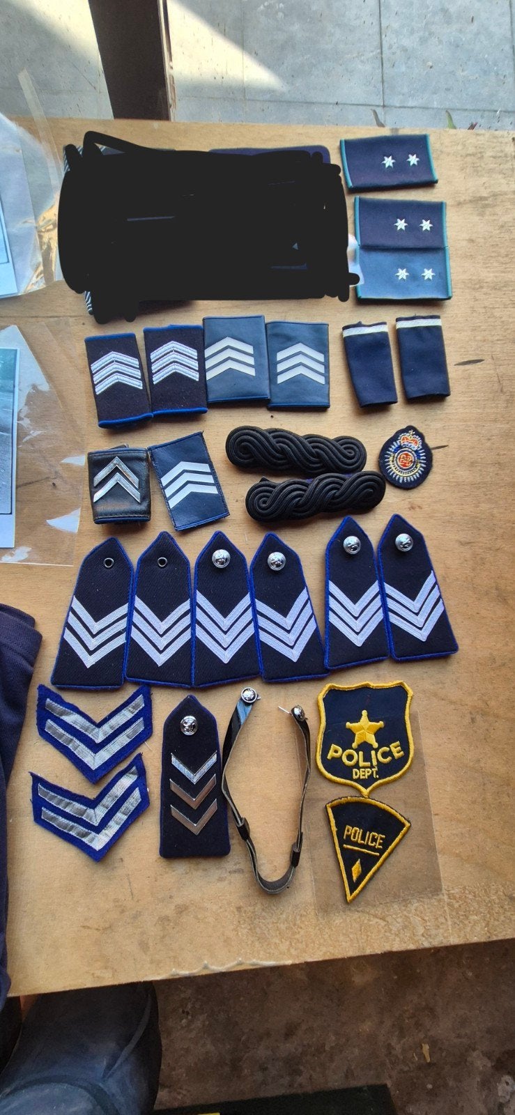 Politie/rijkswacht lot, Hobby en Vrije tijd, Ophalen of Verzenden, Gebruikt