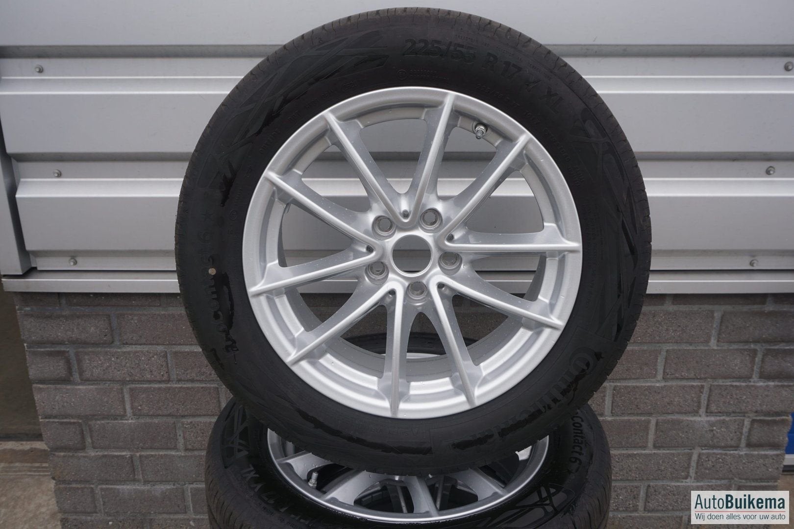 Wielset Bmw 5 Serie G30 G31 7 Serie G11 17" Continental eco, Gebruikt, -, -, Banden en Velgen